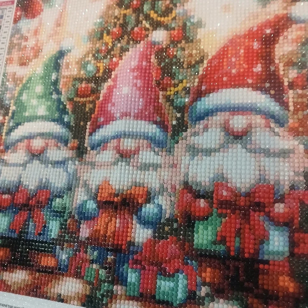 Finished Diamond Art 30‎ By 30cm Piece Christmas Themed